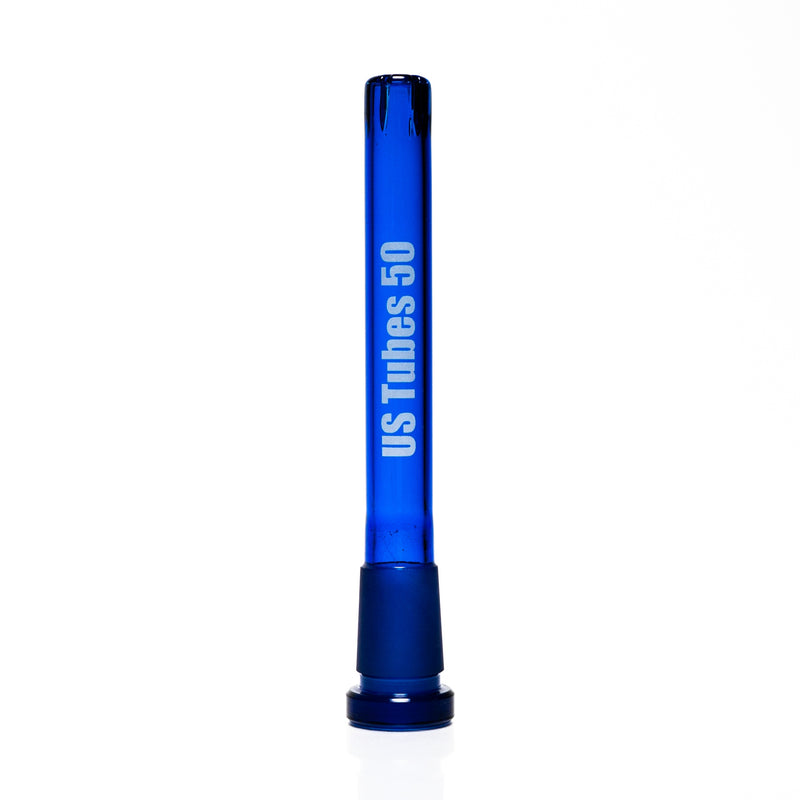 US Tubes - 18/14mm Female 5 Slit Downstem 5.0" - Blue - The Cave