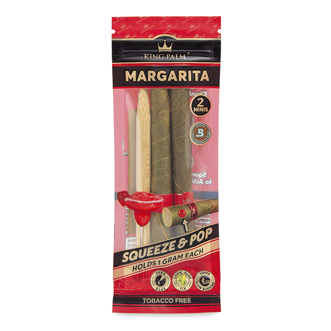 King Palm - Mini Rolls - 2 Pack - Margarita - The Cave