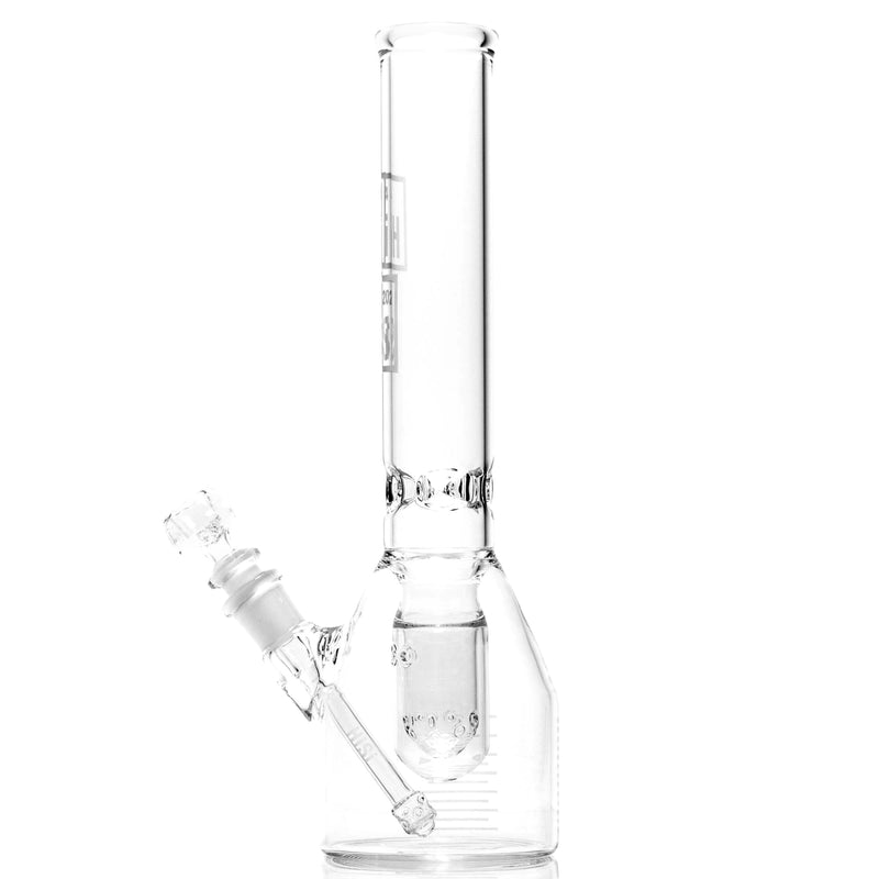 HiSi Glass - 13" Beaker - Jr. Double U Perc - The Cave