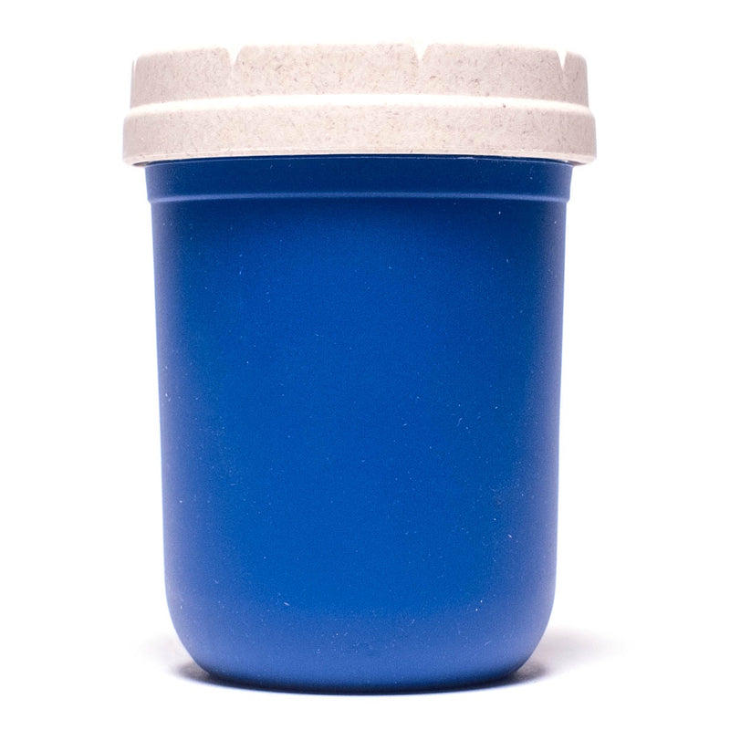 Re:Stash - Dark Blue Jar w/ White Lid - 8oz - The Cave