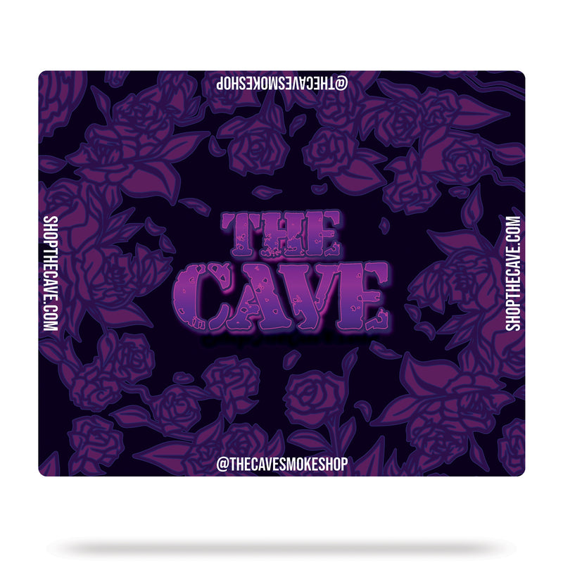 The Cave Smoke Shop - Landing Pad - Small Square - Black Rose - The Cave