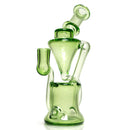 Shadooba Glass - Kickback Recycler - 10mm - Portland Green