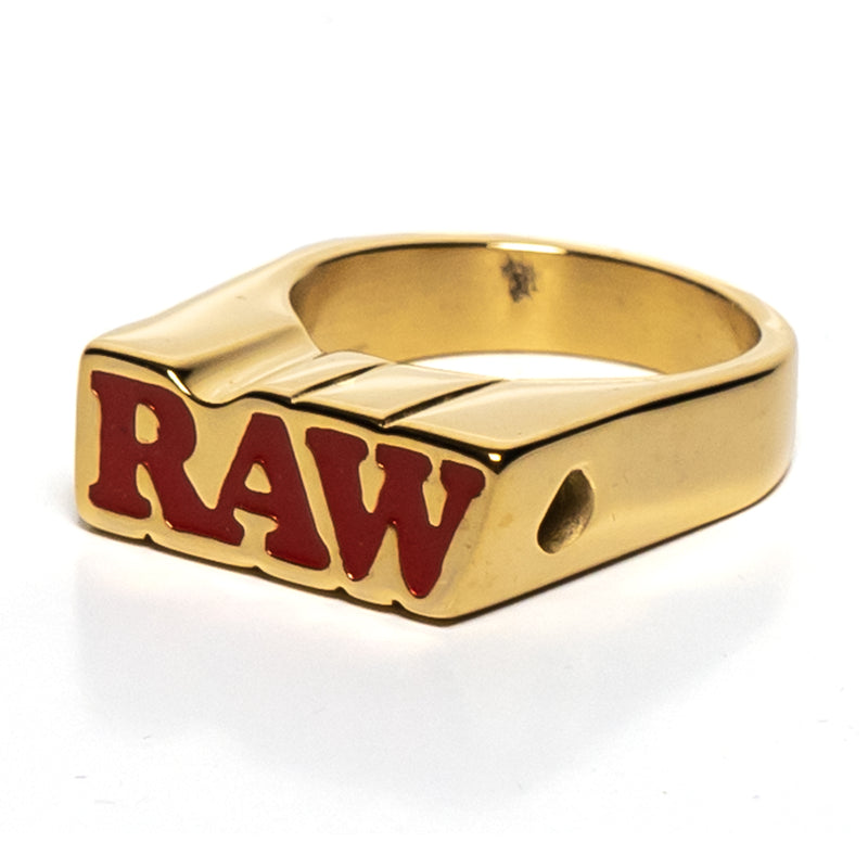 RAW - Gold Smoker Ring - Size 12 - The Cave