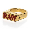 RAW - Gold Smoker Ring - Size 11 - The Cave