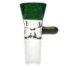 Unity Glassworks - Single Hole Martini Slide - 18mm - Exp. Green & Metal Fleck - The Cave