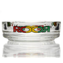 ROOR - Glass Ashtray - Rasta - The Cave