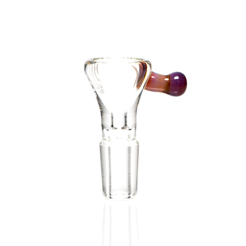 US Tubes - 14mm Single Hole Martini Slide - Amber Purple - The Cave