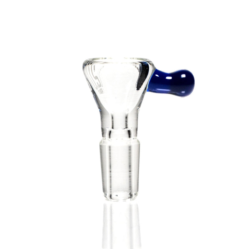 US Tubes - 14mm Single Hole Martini Slide - Cobalt - The Cave