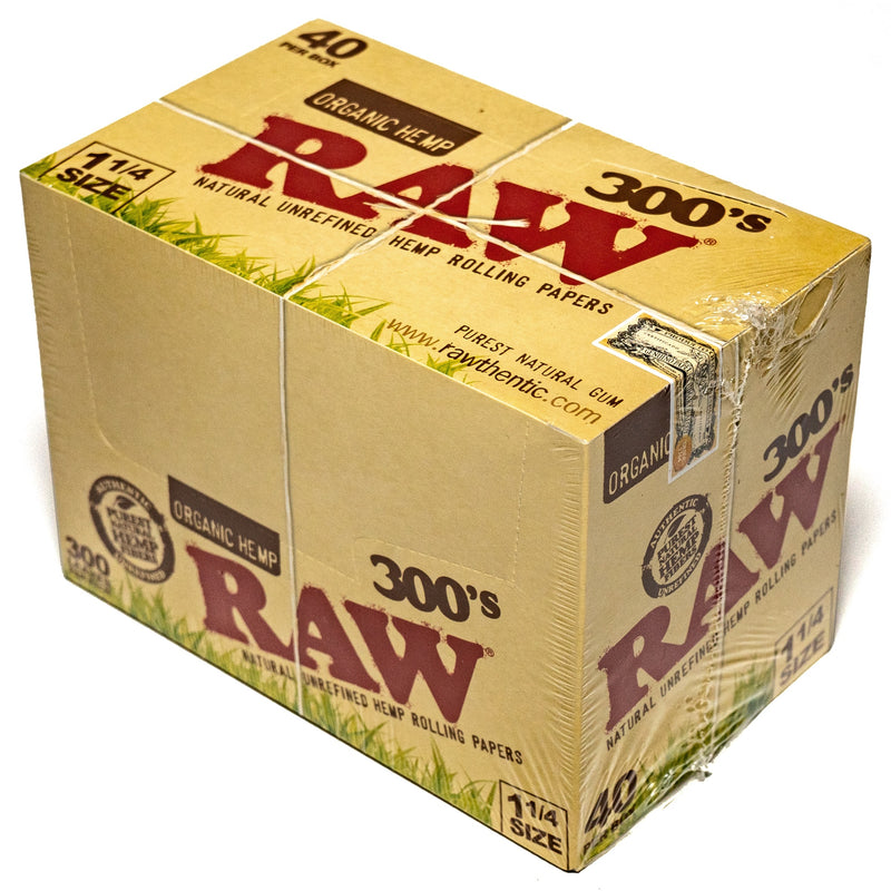 RAW - 1.25 Organic 300 Pack - 40pk Box - The Cave