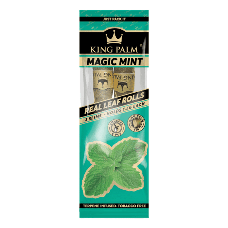 King Palm - Slim Rolls - 2 Pack - Magic Mint - The Cave