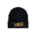 Vibes - Beanie - Black - The Cave