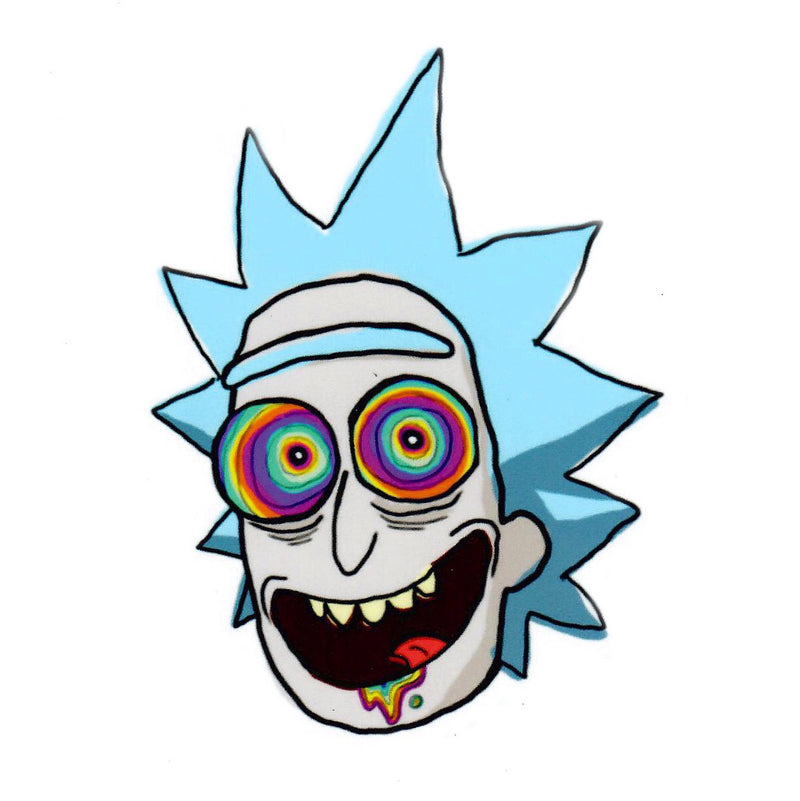 Culture Sticker - Trippy Rick4x6" - The Cave