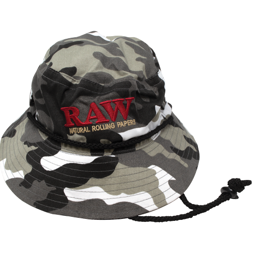 RAW - Smokermans Bucket Hat - Medium - Camo - The Cave