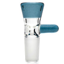 Unity Glassworks - Single Hole Martini Slide - 14mm - Blue Stardust - The Cave