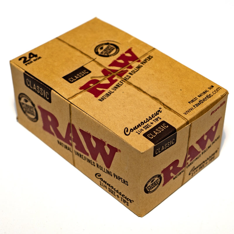 RAW - 1.25 Classic Connoisseur - 24 Pack Box - The Cave
