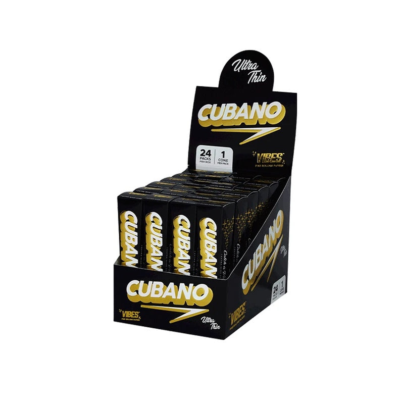 Vibes - Cubano Ultra Thin - 1 Cone - 24 Pack Box - The Cave