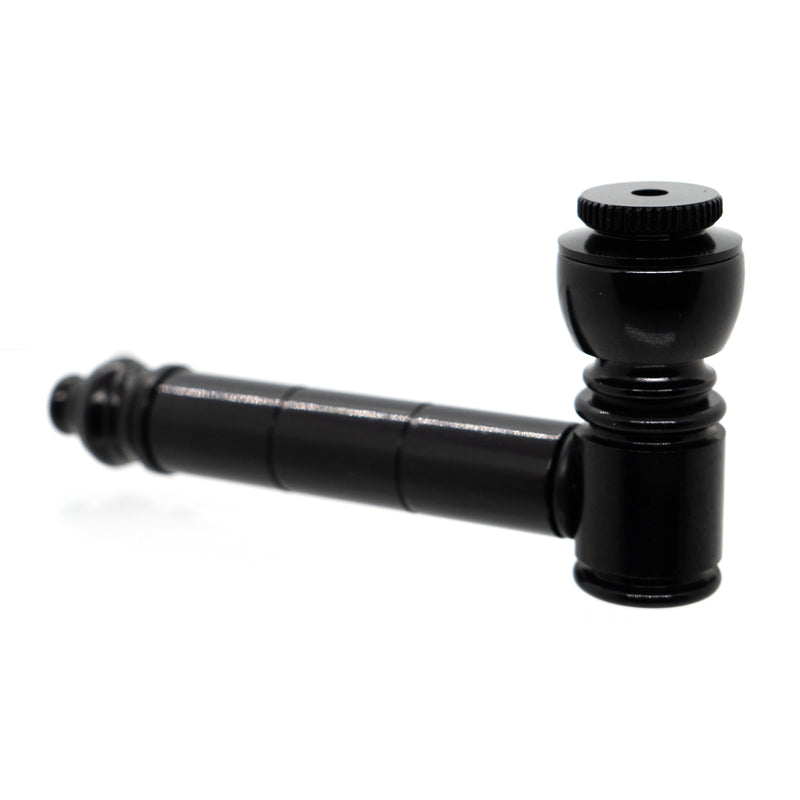 Metal Pipe - Standard - 3.5" - Black - The Cave