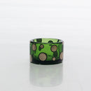 Jag - Dish - Green Silver Circles - The Cave