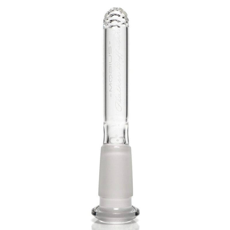 Mobius - Feather Diffuser 12-Slit Downstem - 18/14 Female - 4" - The Cave