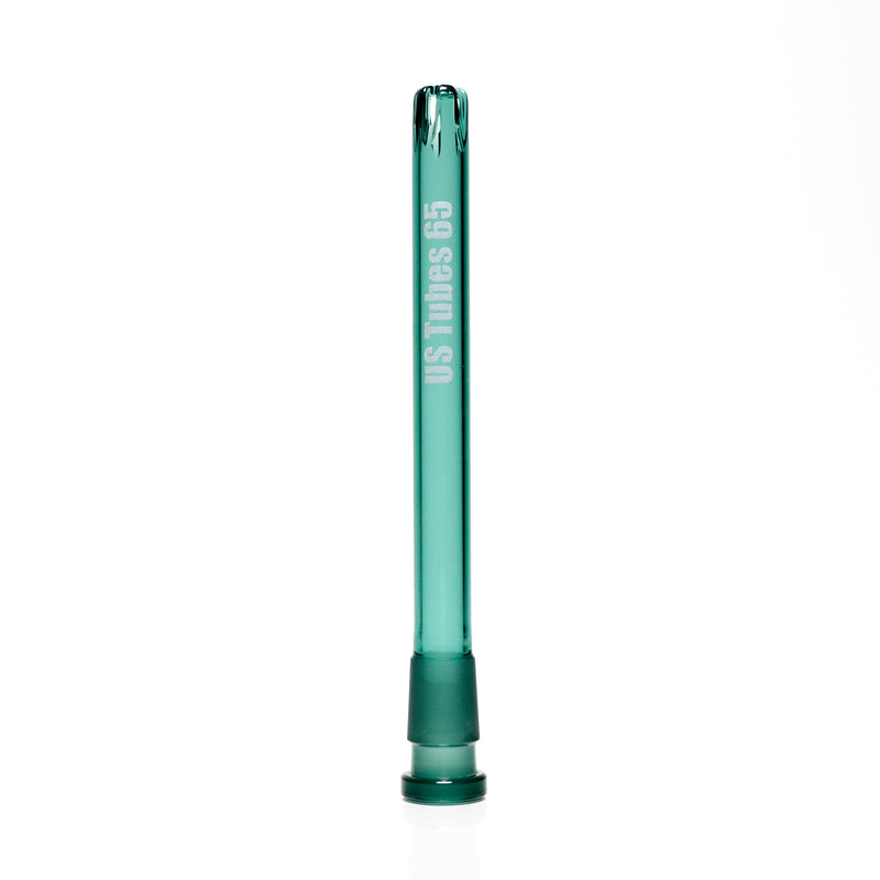 US Tubes - 18/14mm Female 5 Slit Downstem 6.5" - Teal - The Cave