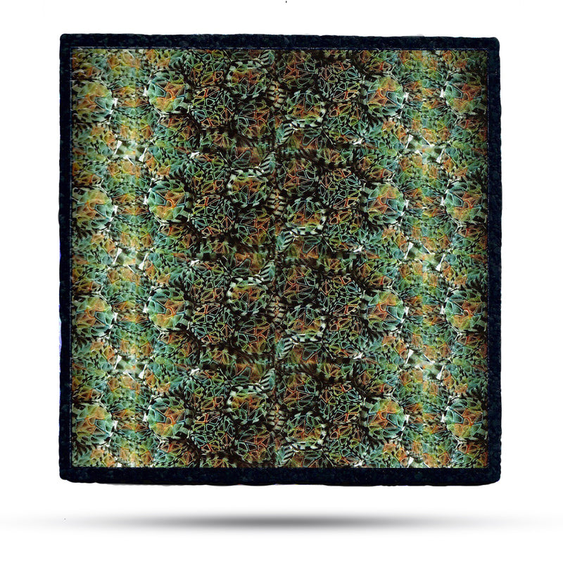 Mood Mats x Jeff Heath - 8" Square Fractal - The Cave