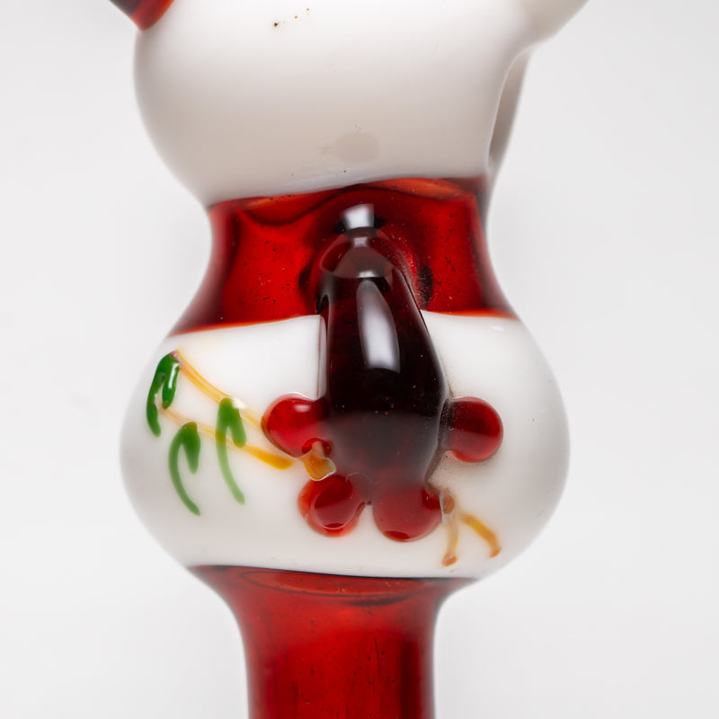 Chazpyle - Panda Pipe - Red & White - The Cave