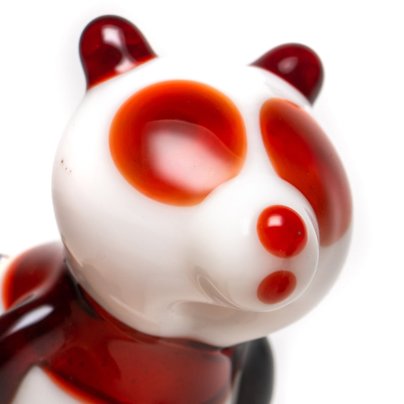 Chazpyle - Panda Pipe - Red & White - The Cave