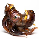 Salt Glass - Creature Dry Pipe - Striking Rust - The Cave