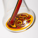 Aaron Vigil - Worked Full Size Fat Bottom Tube - Burgundy & Yellow - The Cave