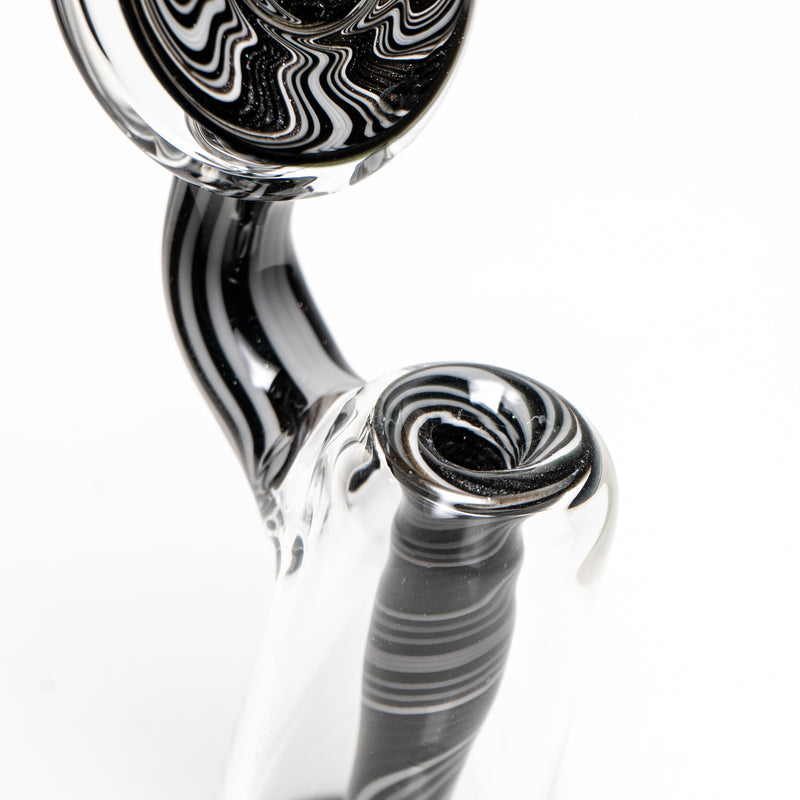 Aaron Vigil - Worked Dewar Bubbler - Black & White - The Cave