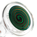 Aaron Vigil - Worked Base Fat Bottom - Green & Blue w/ Steelwool