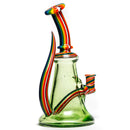 Aaron Vigil - Horn Fat Bottom - Portland Green w/ Rainbow Linework - The Cave