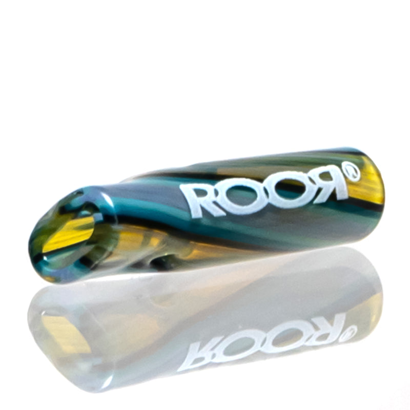 ROOR - Custom Tips - Flat Tip - Aqua, Purple, & Green Linework