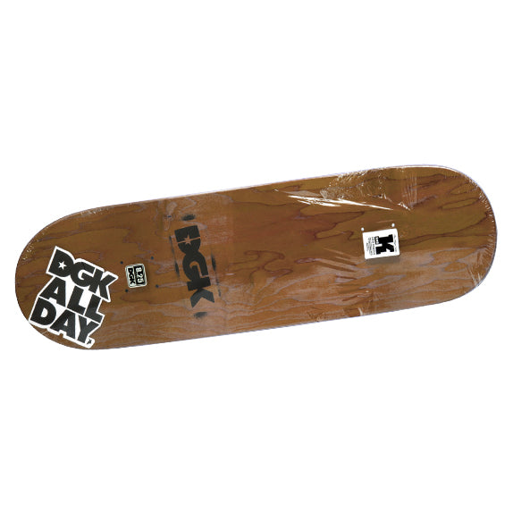 RAW x DGK - Boo Johnson v2 Skate Deck - 8.25 - Brown Wood - The Cave