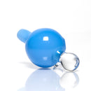 Brando - 10mm Half Blasted Ball Rig - Milky Blue w/ Cobalt - Blue Leaf Millie - The Cave