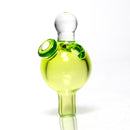 Brando - 10mm Half Blasted Ball Rig - Lime Juice w/ Cobalt - Thumby Millie - The Cave