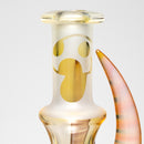 Brando - 10mm Fumed & Half Blasted Ball Rig - Milky Blue - Honeycomb Millie