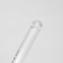 Brando - 10mm Fumed & Half Blasted Ball Rig - Milky Blue - Honeycomb Millie