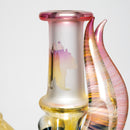 Brando - 10mm Fumed & Half Blasted Ball Rig - Cobalt - Honeycomb Millie