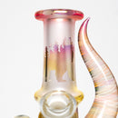 Brando - 10mm Fumed & Half Blasted Ball Rig - Cobalt - Honeycomb Millie