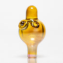 Brando - 10mm Fumed & Half Blasted Ball Rig - Cobalt - Honeycomb Millie