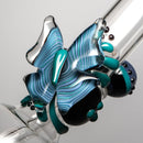 Trident - 14" Clear Mini A-Series - Single Ball - Butterfly - The Cave