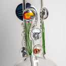 Trident - 14.5" Clear Keki - Single Ball - Fish Murrine - The Cave