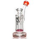 C2 Custom Creations - Mini Ratchet Bubbler - 38mm - Poppy & Pink - The Cave