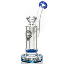 C2 Custom Creations - Mini Ratchet Bubbler - 38mm - Blues Accents - The Cave