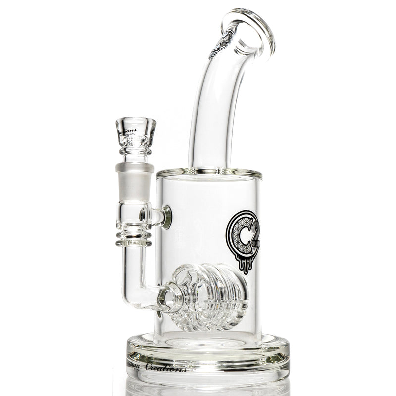 C2 Custom Creations - Fixed Big Barrel Bubbler - 80mm - White Seed Label - The Cave