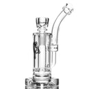 C2 Custom Creations - Mini Ratchet Bubbler - 38mm - Black Drip Label - The Cave