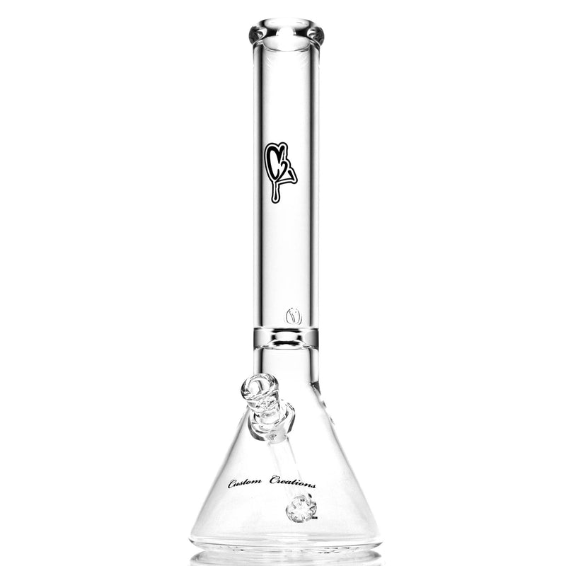 C2 Custom Creations - Fixed Circ Beaker - 50x7 - Black Drip Label - The Cave