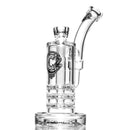 C2 Custom Creations - Triple Ratchet Bubbler - 50mm - White Seed Label - The Cave