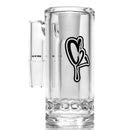 C2 Custom C. - Ashcatcher - 14/14mm - Ratchet - Black Drip - Polished - The Cave